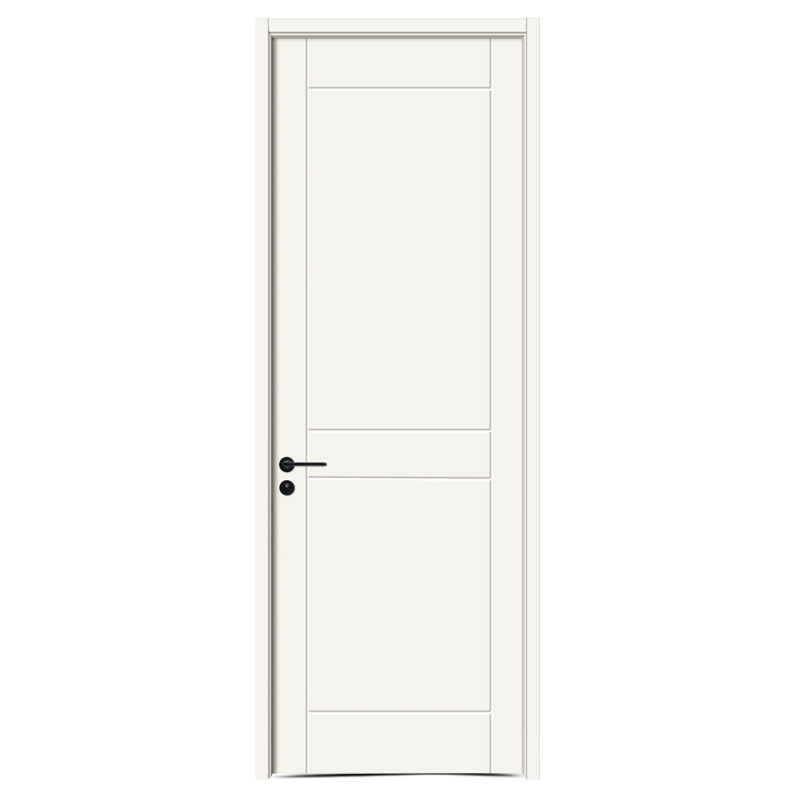 GW-123 Porta interior de PVC MDF branco puro