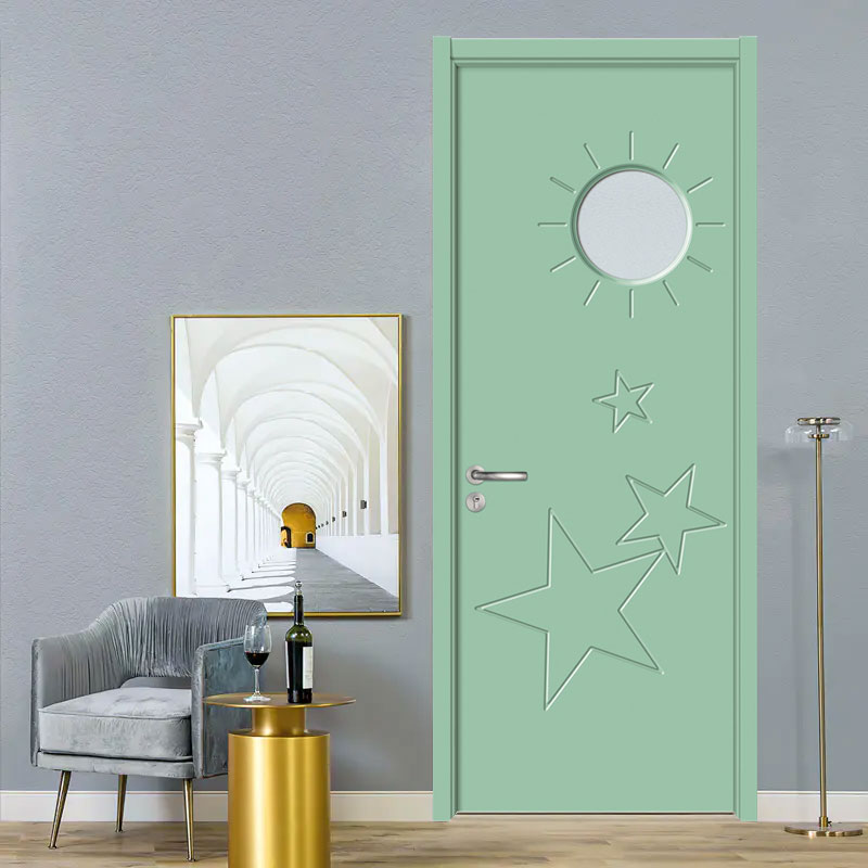 GA20-113 cartoon PVC MDF porta interior da sala