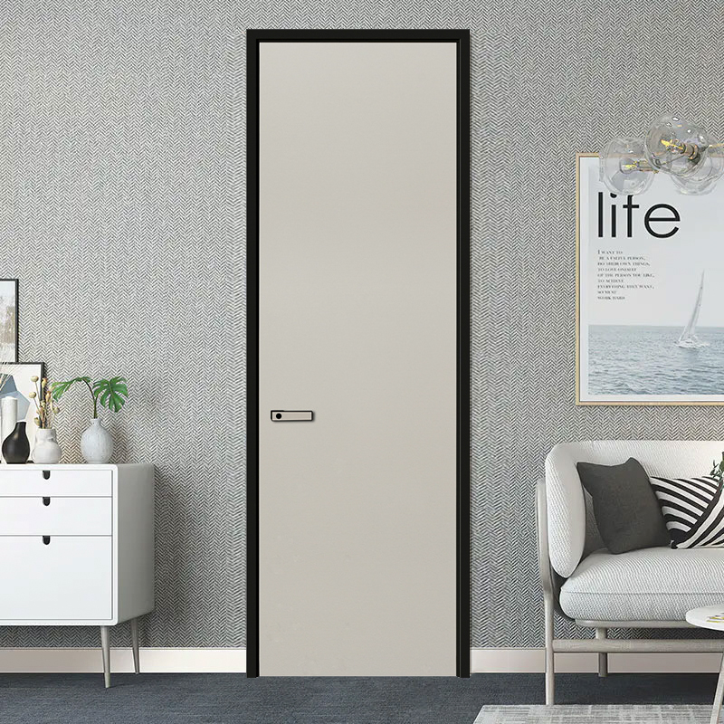 GA20-2 Cinza PVC MDF interior sala de estar luz porta porta de luxo